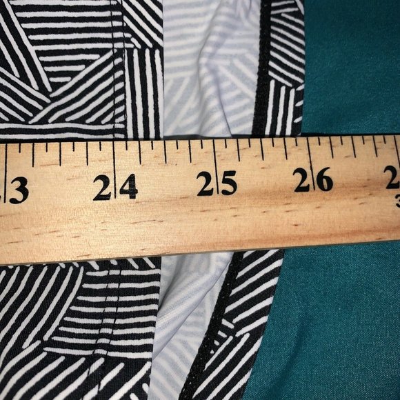 Isabel Maternity Geometric Tankini Swim Top Criss Cross Back - Picture 11 of 11